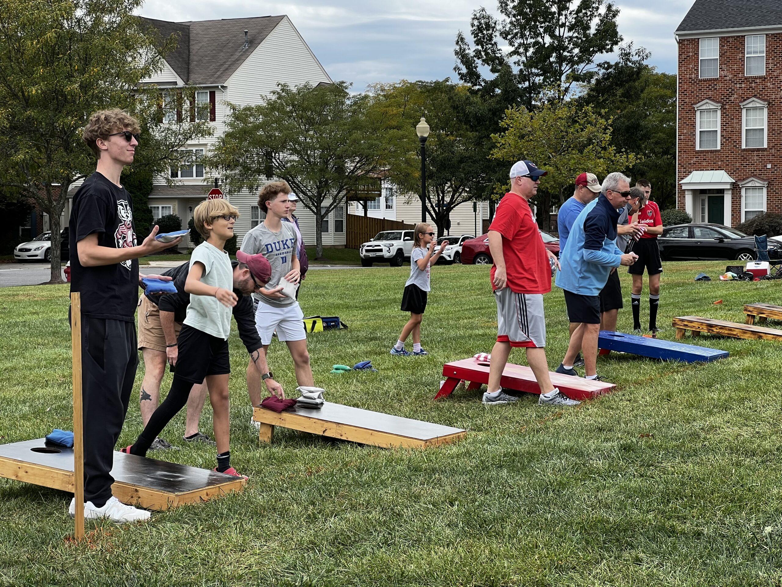 Spreading cheers and aiming for victory with a spirited game of Cornhole